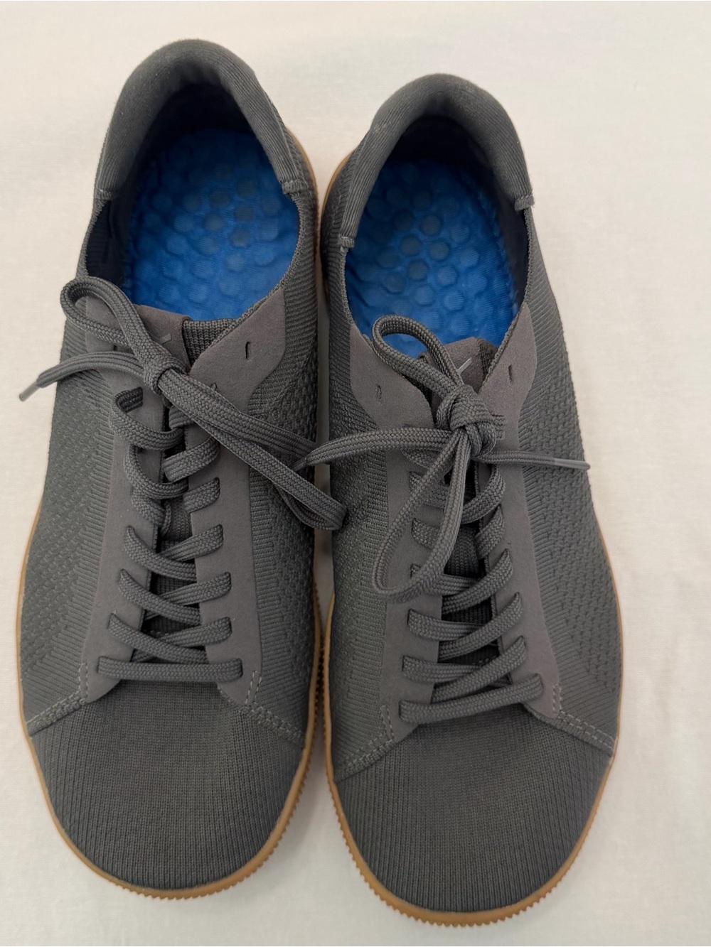 Flux Footwear Adapt Trainer Gray Gum Mens Size 9  Athletic Knit Shoes Sneakers